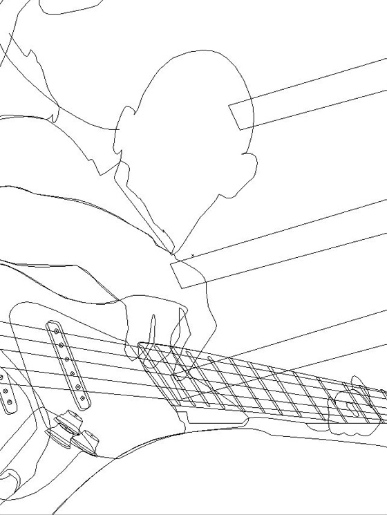 Kiss My Bass line work